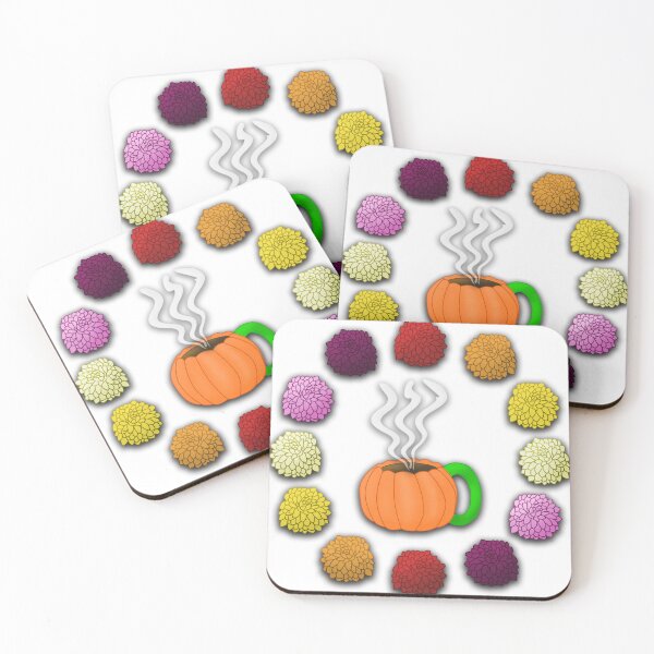 Item preview, Fall Mums: Pumpkin Spice Latte designed and sold by mxminty.