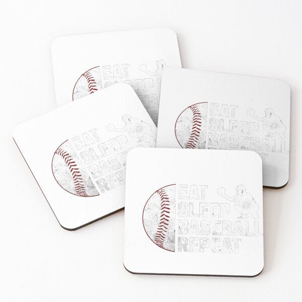Item preview, Eat sleep baseball repeat tshirt  designed and sold by Chic Vógue.