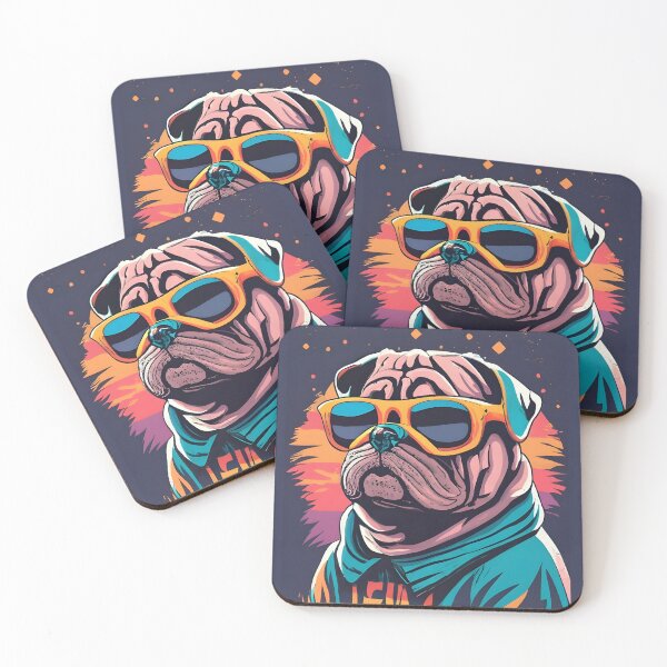 Item preview, Gangster Pug wearing Shades/Sunglasses  designed and sold by Vinuk Wijesuriya.