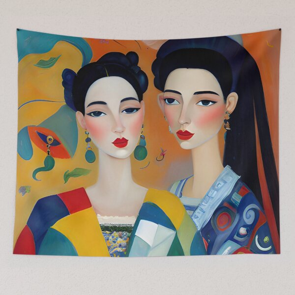 Item preview, Aparecida and Marisa designed and sold by RealmScenic.