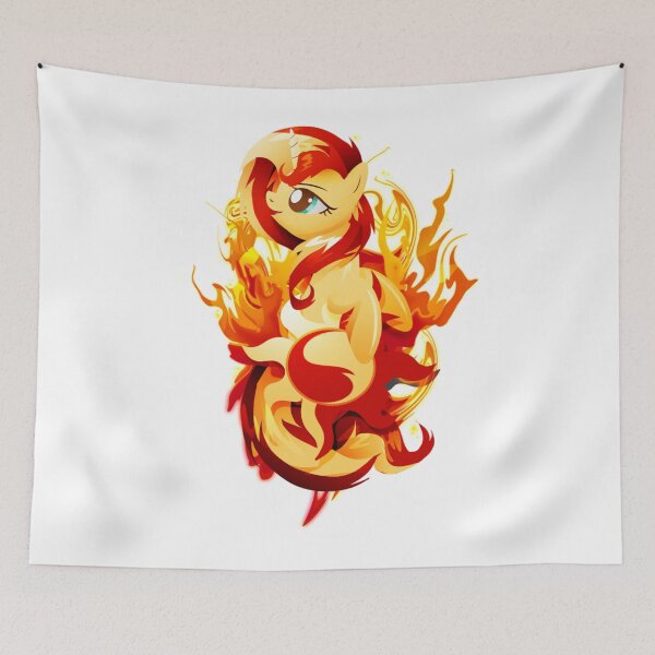 Item preview, Flaming Sunset Shimmer designed and sold by Josiannearton.