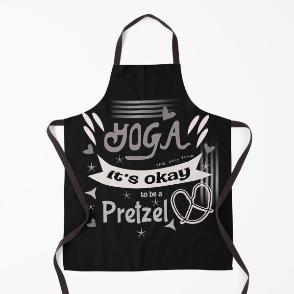 Item preview, yoga the only time it's okay to be a pretzel for Black tee designed and sold by Rajasekar.