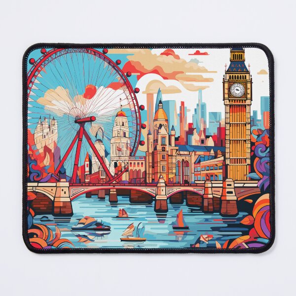 Item preview, London Kaleidoscope - A Vibrant Cityscape designed and sold by apseen.