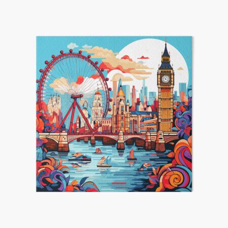 Artikel-Vorschau von London Kaleidoskop – Eine lebendige Stadtlandschaft, designt und verkauft von apseen.