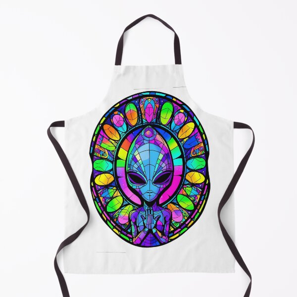 Item preview, Copy of Trippy Alien Stained Glass Art 2- Psychedelic Sun Catcher designed and sold by octoboobs.