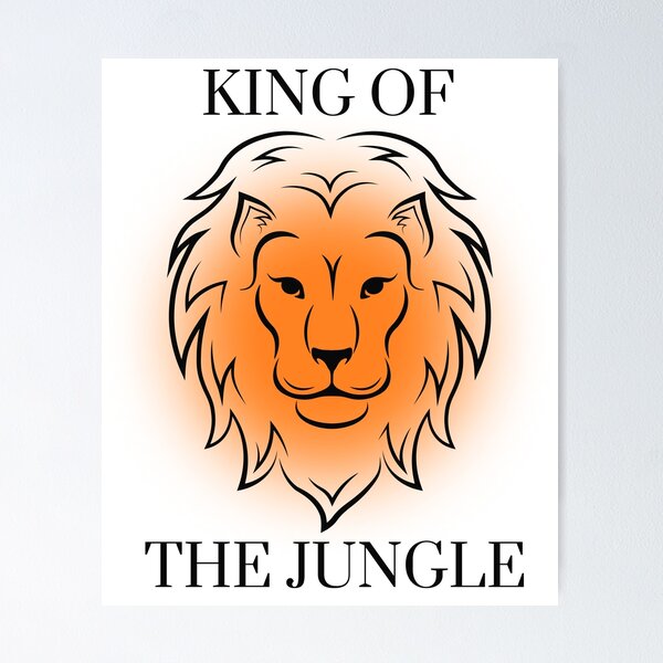 Item preview, King Of The Jungle designed and sold by ChachiArts.
