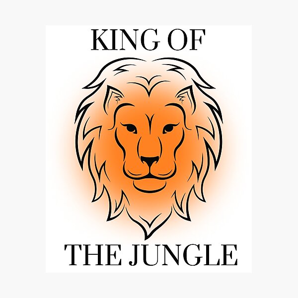 Item preview, King Of The Jungle designed and sold by ChachiArts.