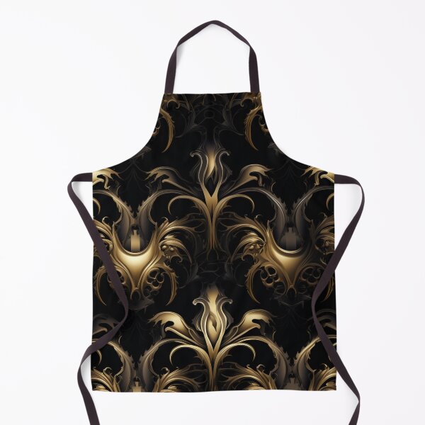 Item preview, Colorful fantasy pattern gold black ornaments elegant shiny designed and sold by G-M-Designs.