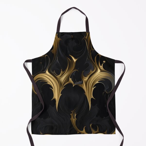 Item preview, Colorful fantasy pattern gold black ornaments elegant shiny designed and sold by G-M-Designs.