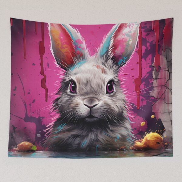 Item preview, Graffit Rabbit Art  designed and sold by Michelle Moss.