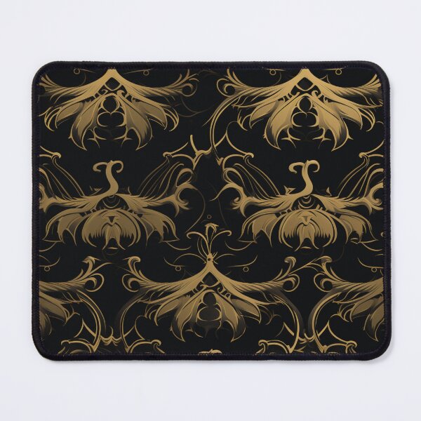 Item preview, Colorful fantasy pattern gold black ornaments elegant shiny designed and sold by G-M-Designs.