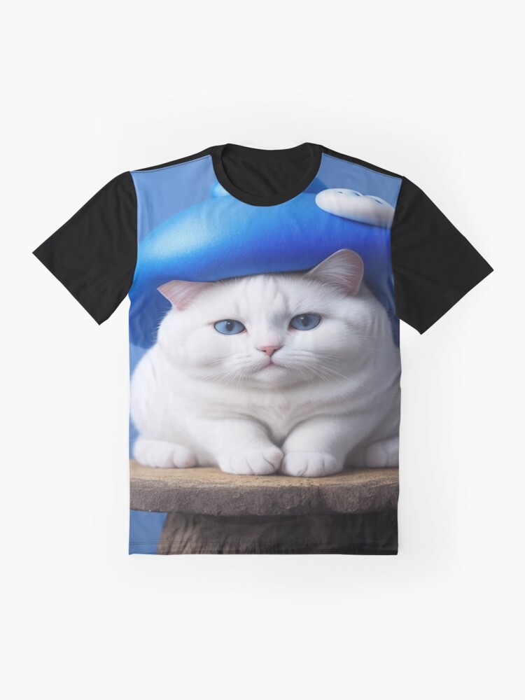 Smurf Cat: A Whimsical Tale of a Feline Adventure Graphic T