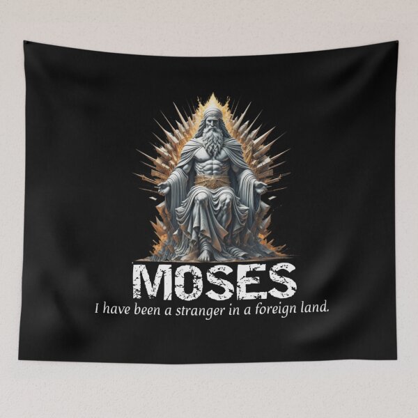 Item preview, Abstract Portrait of Moses with Quote designed and sold by Hungry-Murphy.