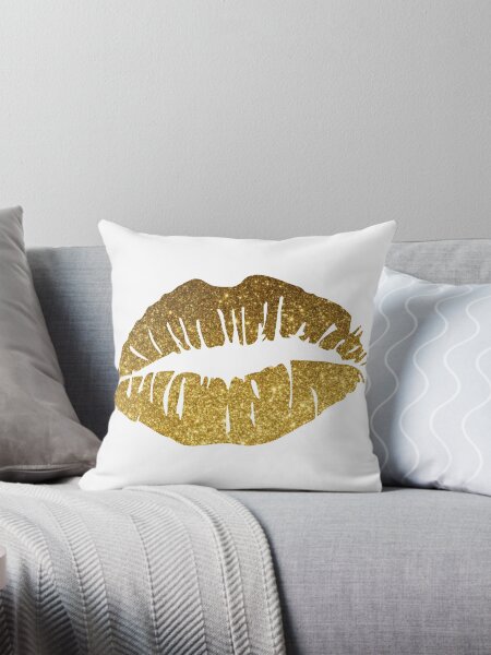 Artikel-Vorschau von Goldglitzernde Lippen, designt und verkauft von hellcom.