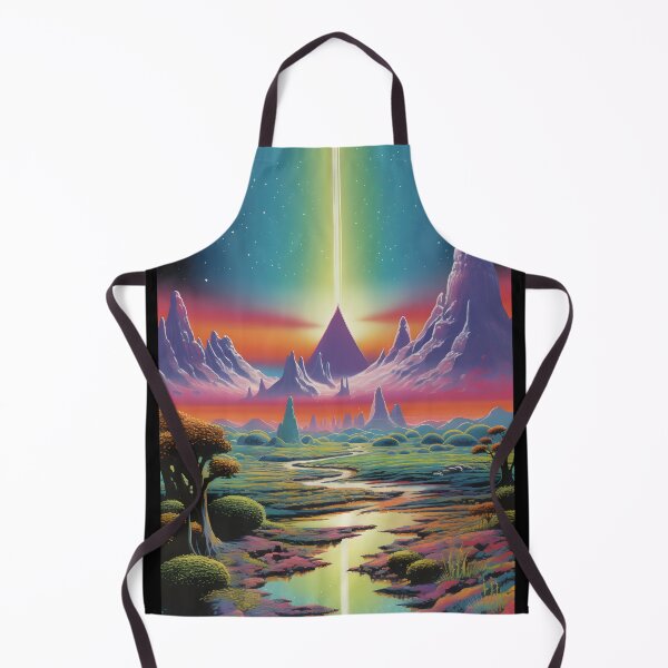 Item preview, Fantastic Extraterrestrial Alien Landscape and Starry Space Sky designed and sold by Je-we.