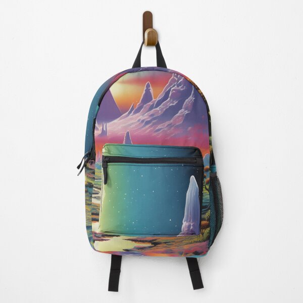Item preview, Fantastic Extraterrestrial Alien Landscape and Starry Space Sky designed and sold by Je-we.