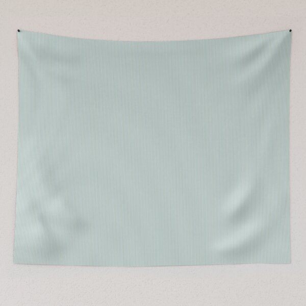 Item preview, Pinstripe in duck egg and pale designed and sold by LisaLeQuelenec.
