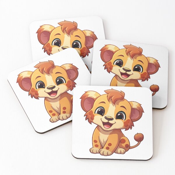Item preview, Cute happy smil lion stikers designed and sold by SweetEvolution.