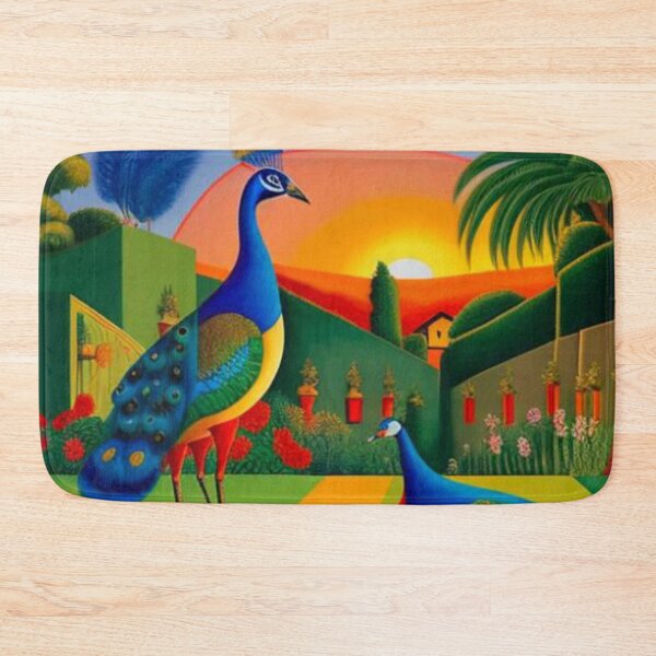 Item preview, Peacocks on the lawn designed and sold by George Hutton Hunter.