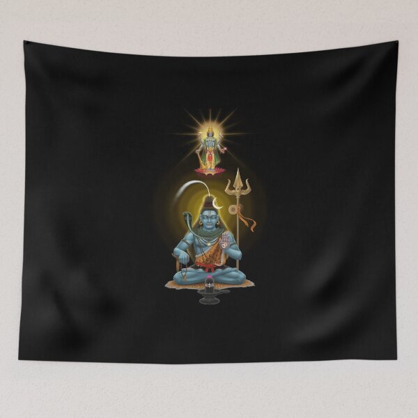 Item preview, Sri Shiva - meditating on Vishnu (clear background) designed and sold by Keshava Art.