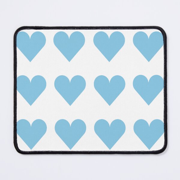Item preview, Large BABY BLUE & WHITE LOVE HEARTS designed and sold by RachelMacht.