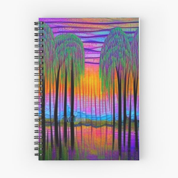 Item preview, Reflected Willows designed and sold by George Hutton Hunter.