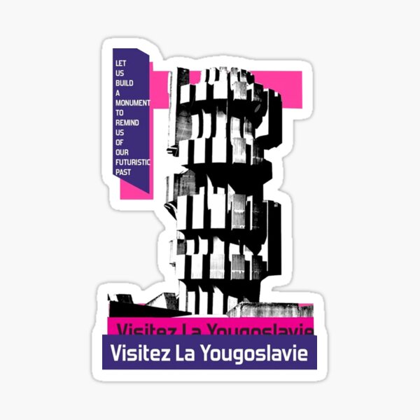 yougoslavie tourism Sticker