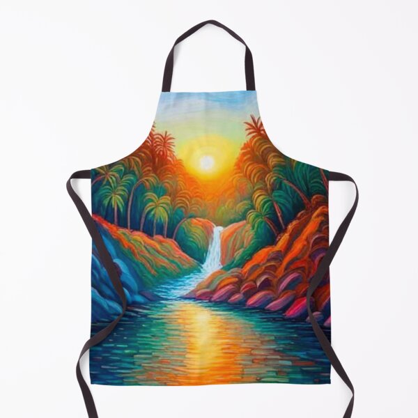 Item preview, Waterfall among Palm Trees designed and sold by George Hutton Hunter.