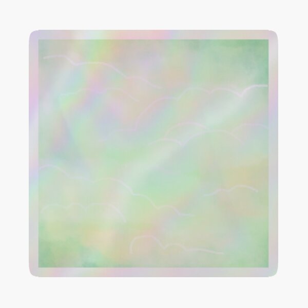 Item preview,  Pastel Greens with cloud outlines designed and sold by ClearAndHappy.