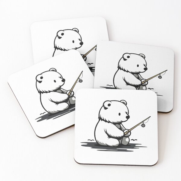 Item preview, Bear fishing designed and sold by PawelNature.