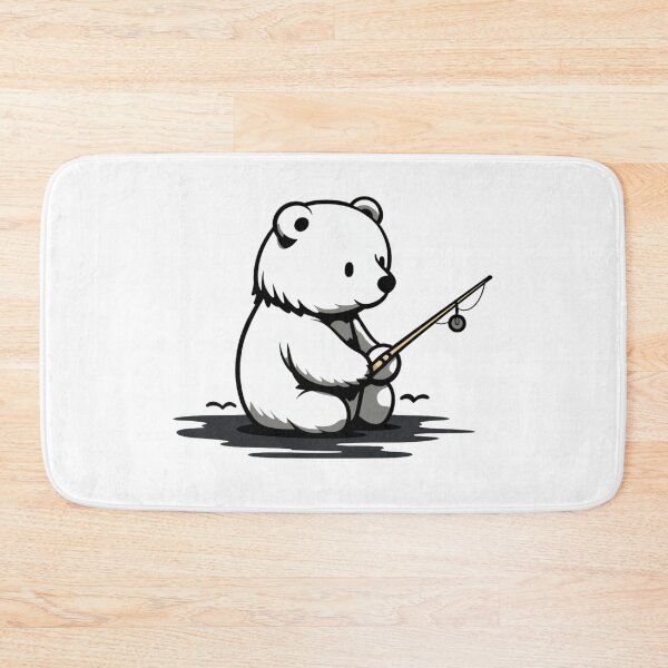 Item preview, Bear fishing designed and sold by PawelNature.