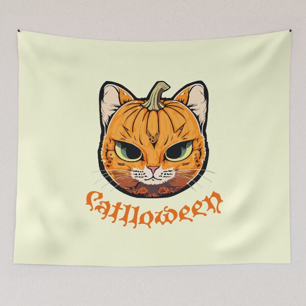 Item preview, Catlloween: Pumpkin Cat Delight designed and sold by ARVM.