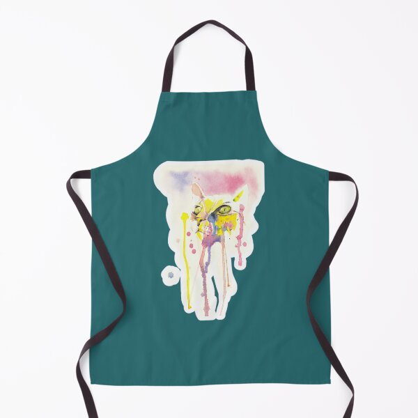 Item preview, Watercolour drip paint Cat cutout designed and sold by xMagicalDots.