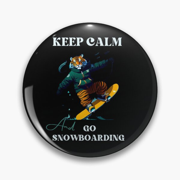 Item preview, Tiger Snowboarding Keep Calm designed and sold by OnPointWear.