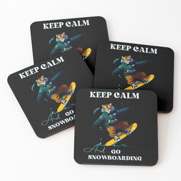 Item preview, Tiger Snowboarding Keep Calm designed and sold by OnPointWear.