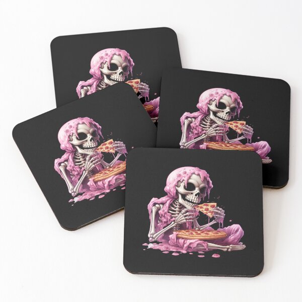 Item preview, Cute pink pizza Skeleton  designed and sold by Jaro90.