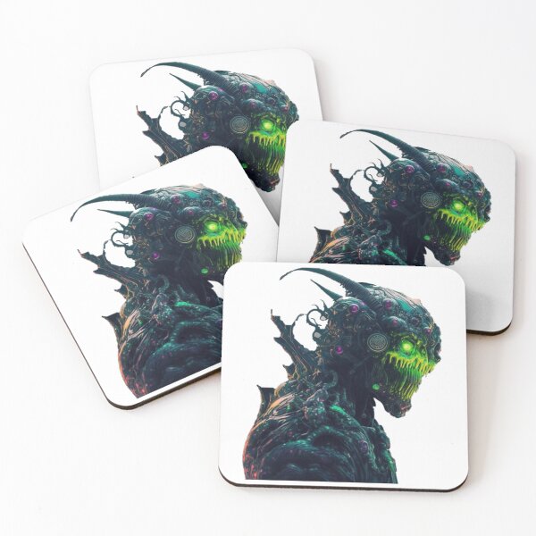 Item preview, High Quality Insidious Halloween Gourge Art Print designed and sold by WooshiArt.