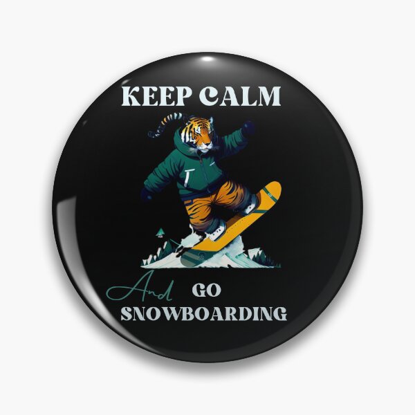 Item preview, Tiger Hoodie Snowboarding Keep Calm designed and sold by OnPointWear.