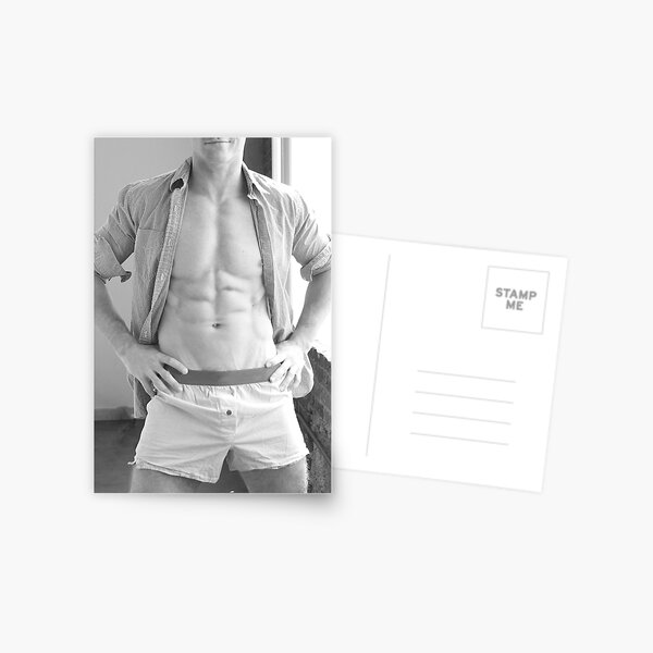 Hunks Postcard