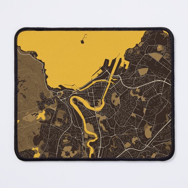 Item preview, Trondheim City Map of Norway - Pastel designed and sold by deMAP.
