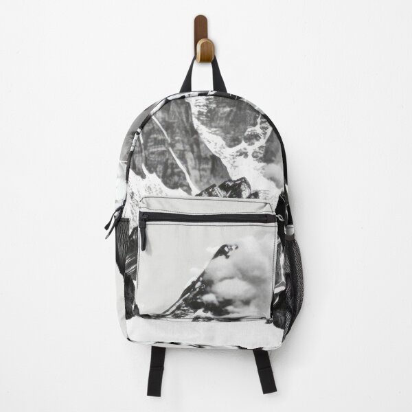 Item preview, Black & White Bauhaus Portrait in Front of the Alps designed and sold by ArtificialGenes.