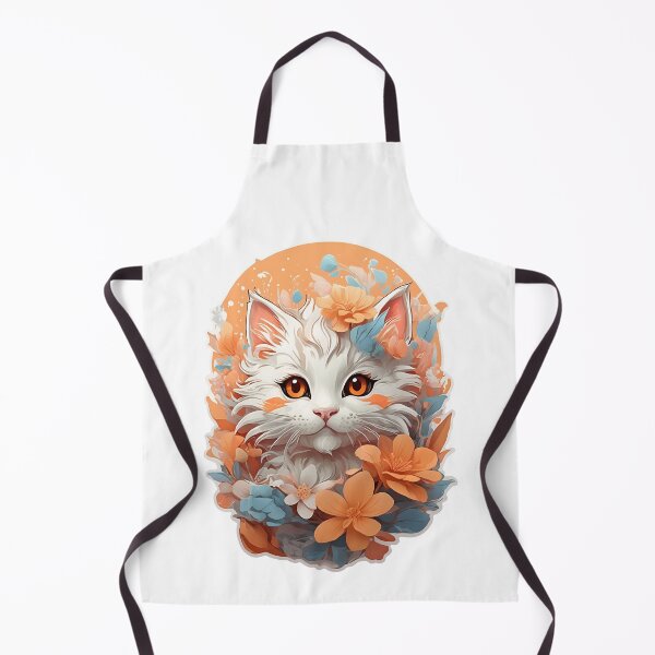 Item preview, Cute Cat with Flowers and Starry Fur designed and sold by iladyclothing.