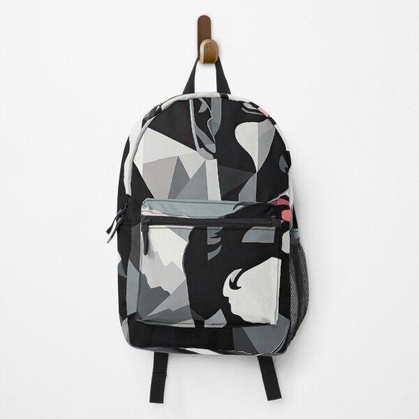 Item preview, Black & White Bauhaus Portrait in Front of the Alps designed and sold by ArtificialGenes.