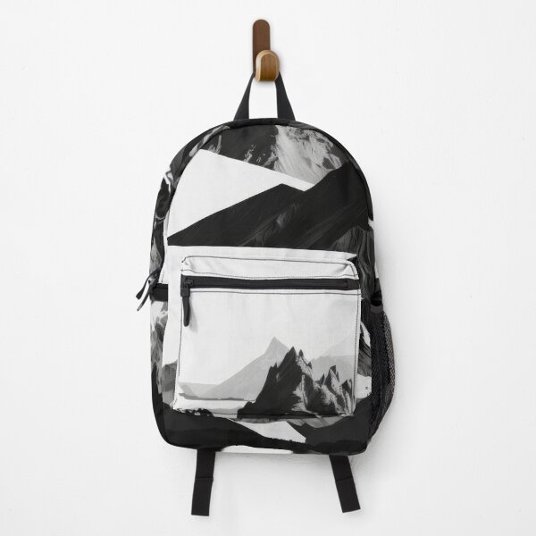Item preview, Black & White Bauhaus Portrait in Front of the Alps designed and sold by ArtificialGenes.