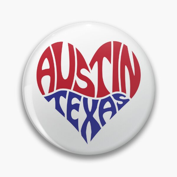 Item preview, Austin Texas Heart Shape designed and sold by CraigPearson.