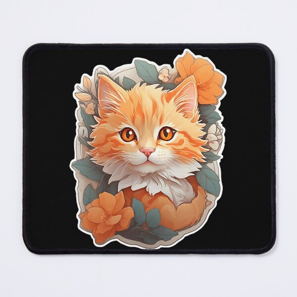 Item preview, Cute Cat with Flowers and Starry Fur designed and sold by iladyclothing.