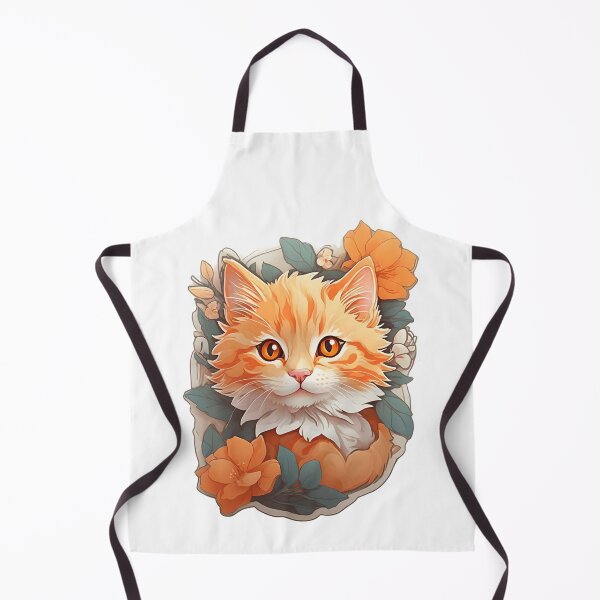 Item preview, Cute Cat with Flowers and Starry Fur designed and sold by iladyclothing.