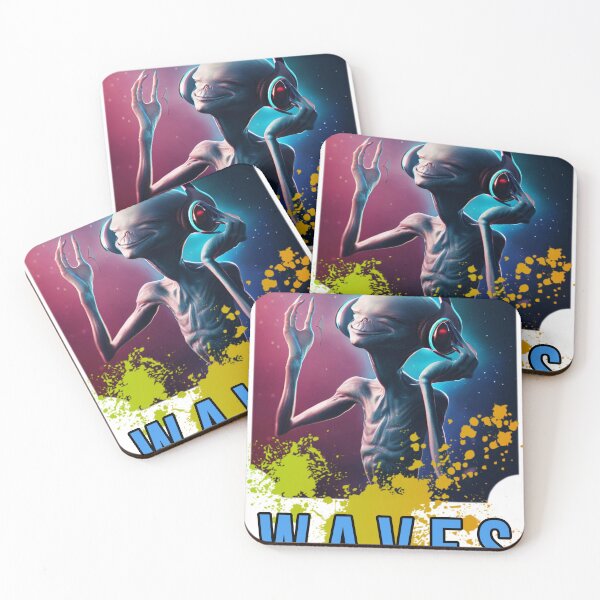 Item preview, Alien Sound Waves designed and sold by DonAscaneo.
