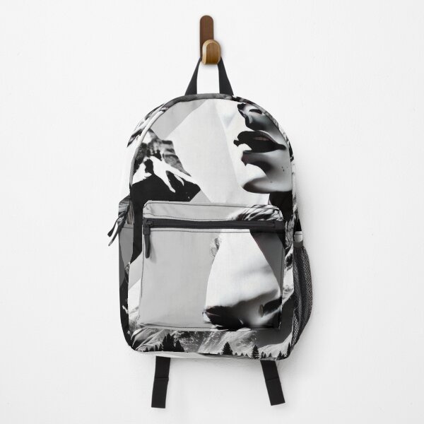 Item preview, Black & White Bauhaus Portrait in Front of the Alps designed and sold by ArtificialGenes.