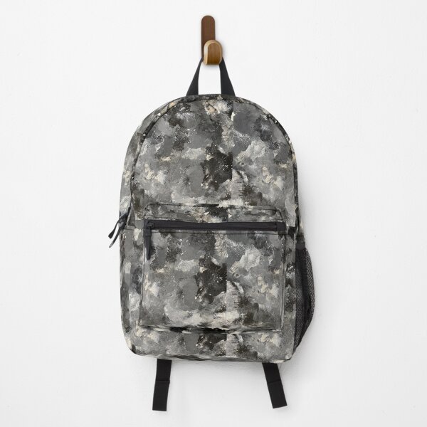 Item preview, UniquelyLaurel, Grey black cream abstract camouflage art designed and sold by UniquelyLaurel.